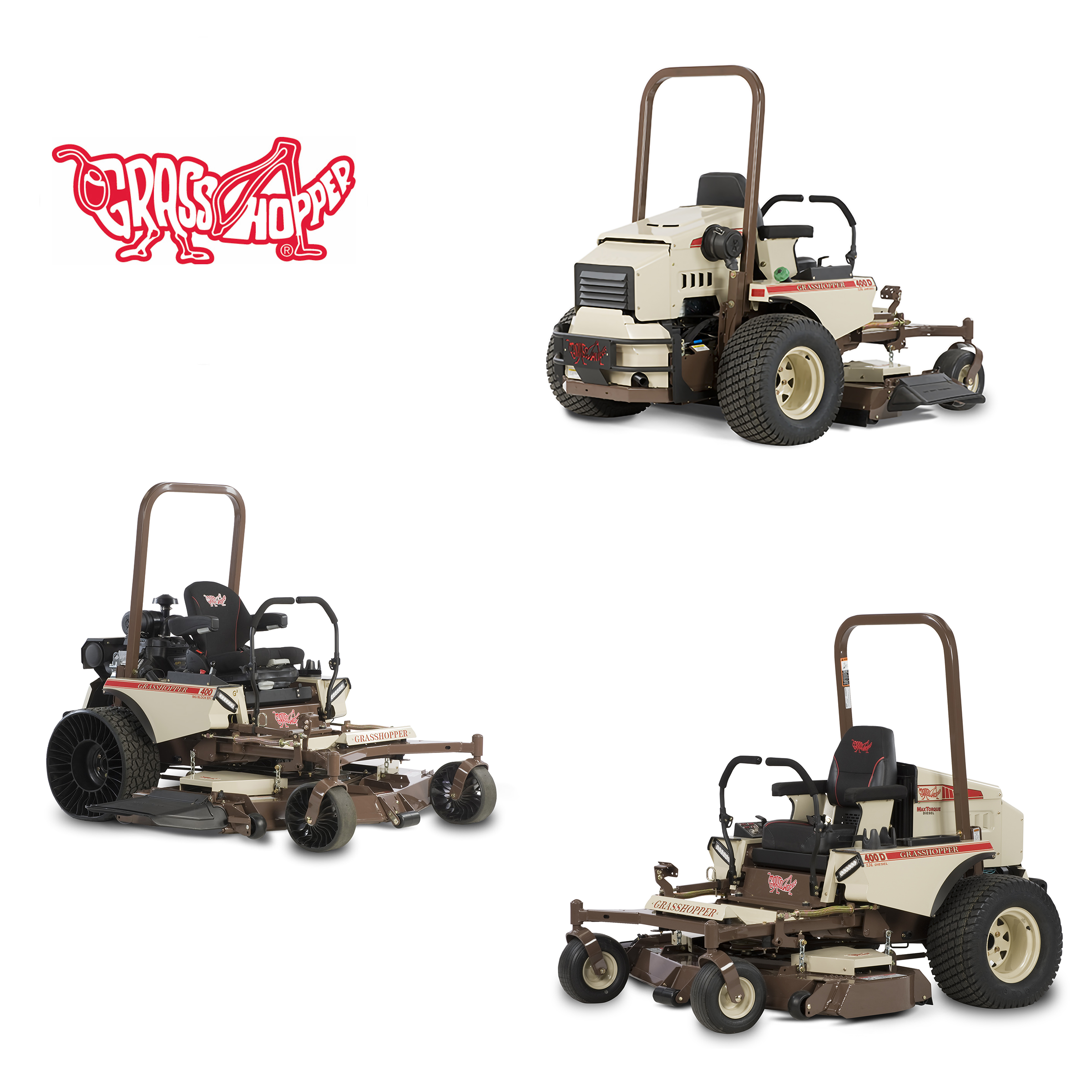 Grasshopper - Zero Turn Mowers, Mid Mount, 400H Series – Oakboro
