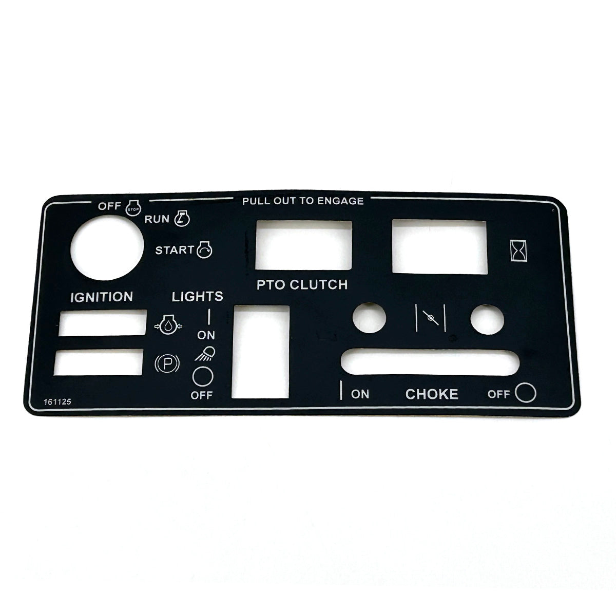 Grasshopper part 161125 — DECAL - CONSOLE 329B/335B