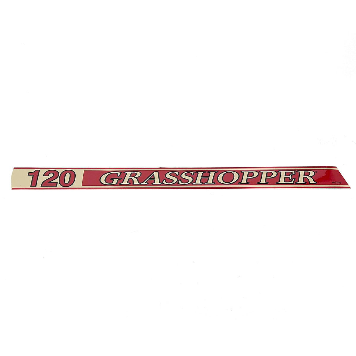 Grasshopper part 163705 — DECAL - 120 TRIM LT