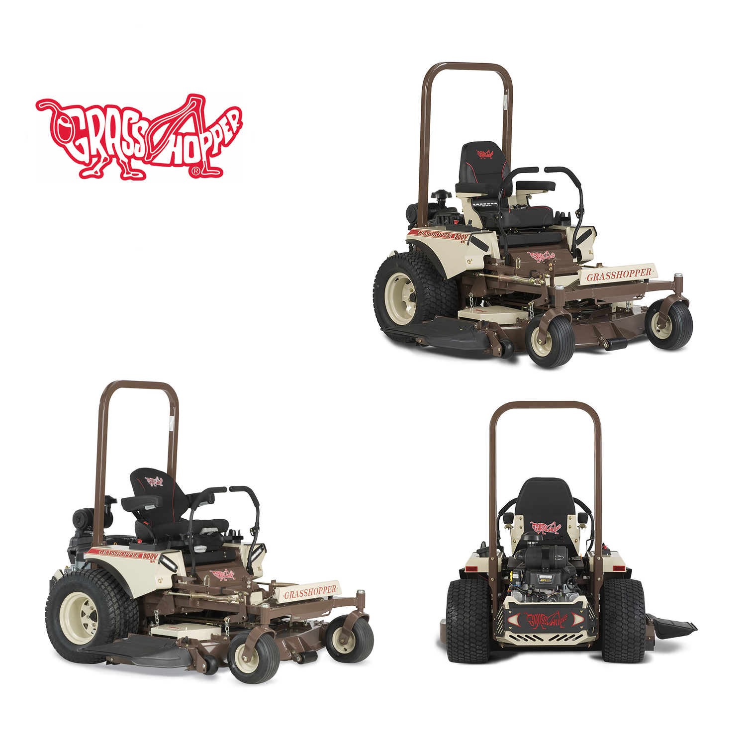 Grasshopper - Zero Turn Mowers, Mid Mount, 300V Series