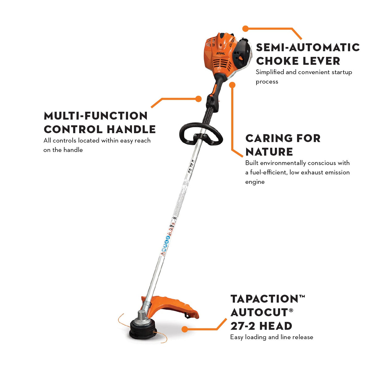 STIHL - FS 70 String Trimmer - R Trimmer Loop Handle - 4144-200-0137-US photo 2