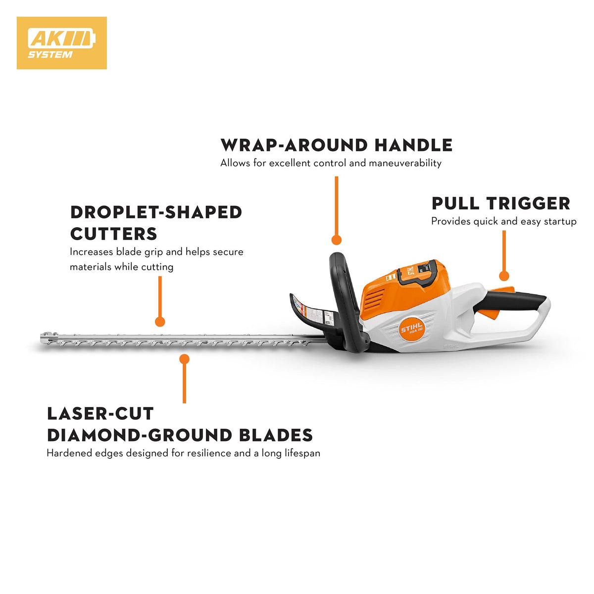 STIHL - HSA 50.1 Hedge Trimmer - Cordless - 4521-011-3561-US photo 6