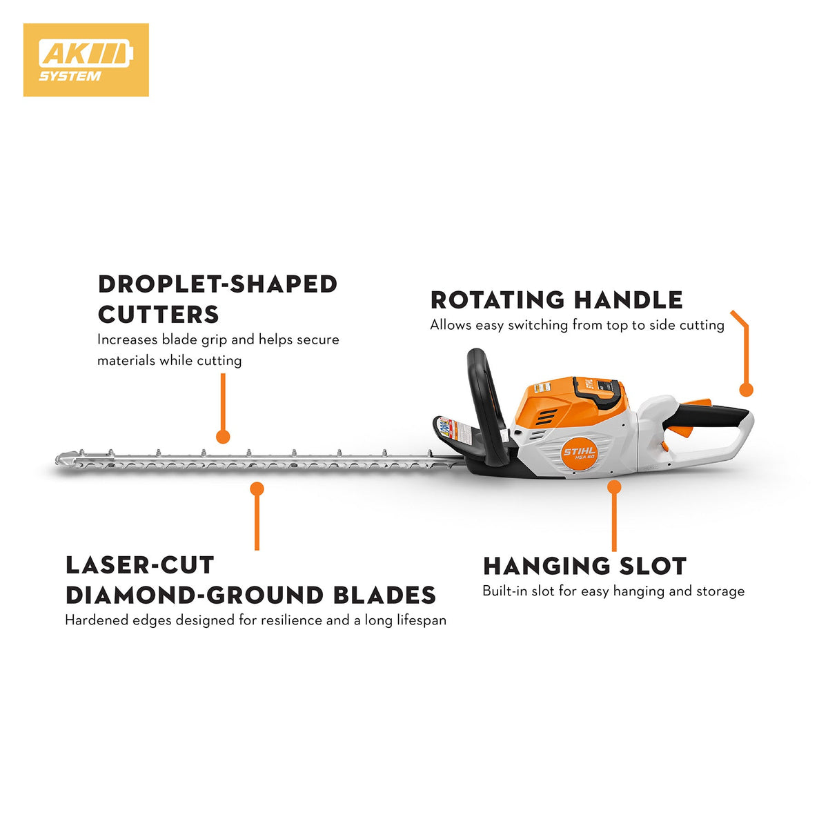 STIHL - HSA 60.1 Hedge Trimmer - Set Cordless - HA06-011-3541-US photo 2