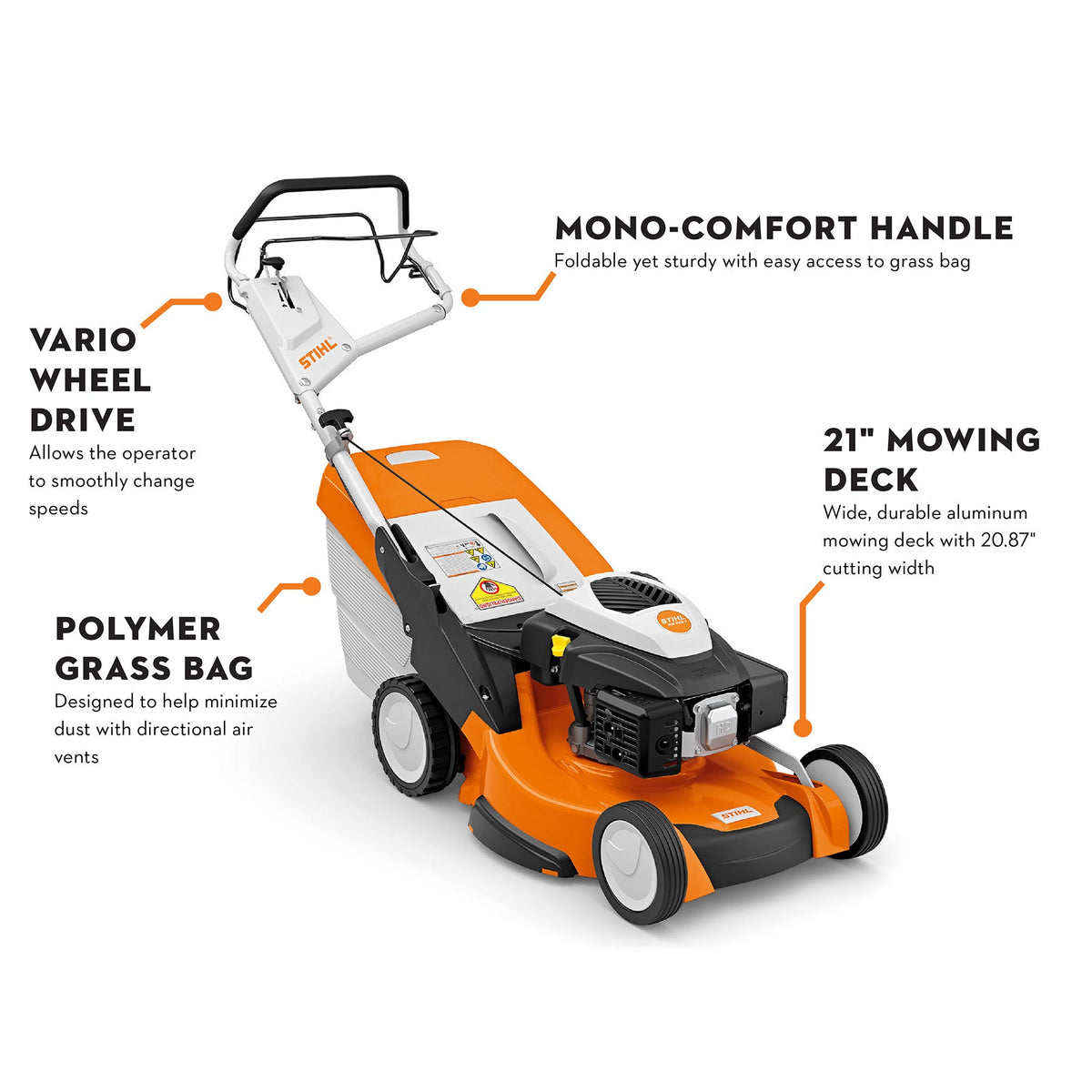 STIHL - RM 655.1 Walk-Behind Mower - Ys (USA) Lawn Mower - 6374-011-3452-US photo 6