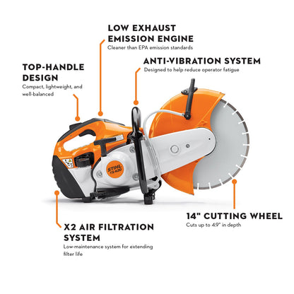 STIHL - TS 420 Cut-Off Saw - 14" Cutquik - 4238-011-2821-US photo 2