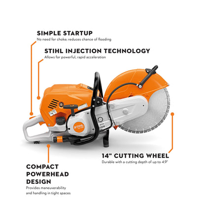 STIHL - TS 710.0I-Z Cut-Off Saw - Cut-Off Machine, 350MM/14" - TB01-011-2801-US photo 11