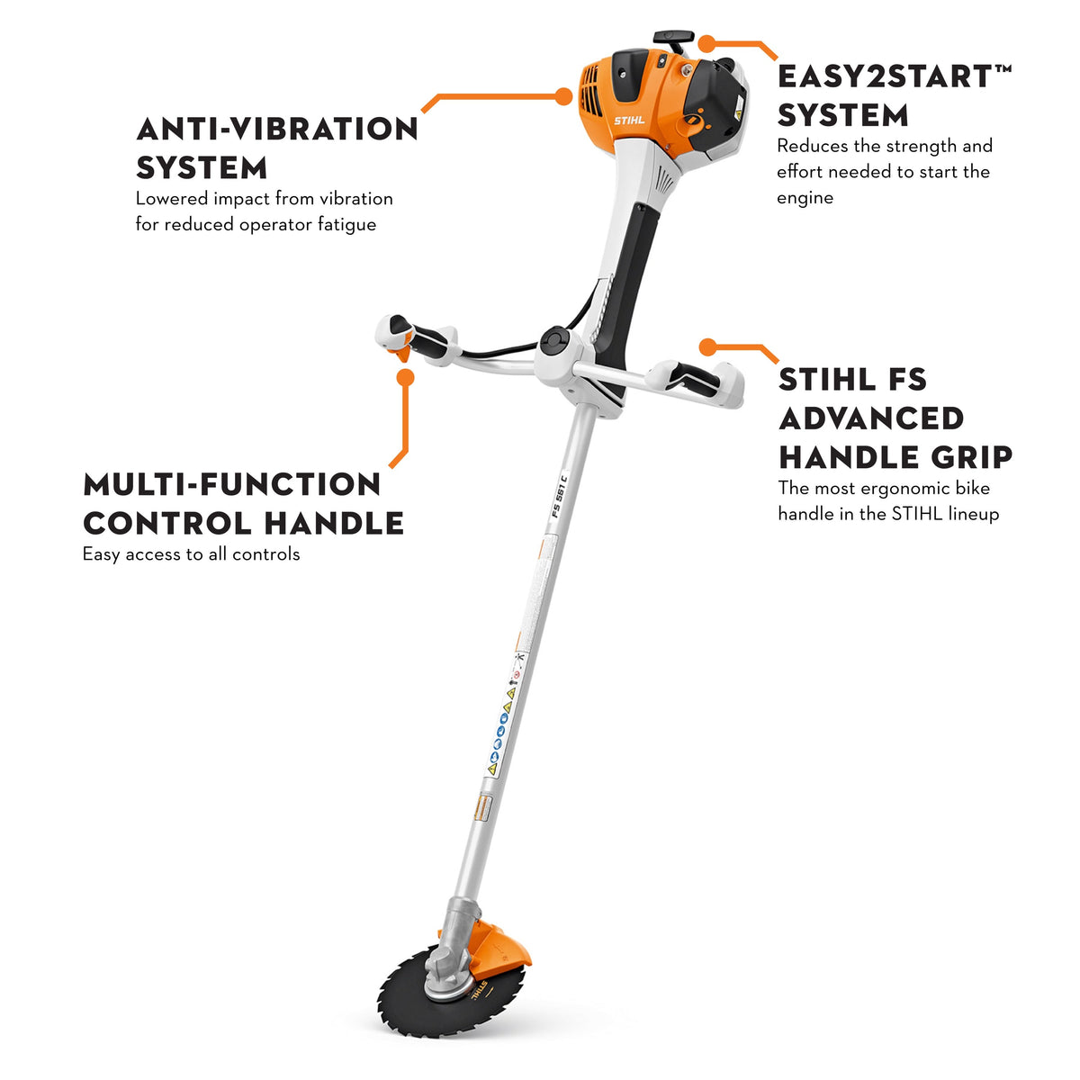 STIHL - FS 561.0 String Trimmer - C-Em Z Brushcutter - 4148-200-0225-US photo 2