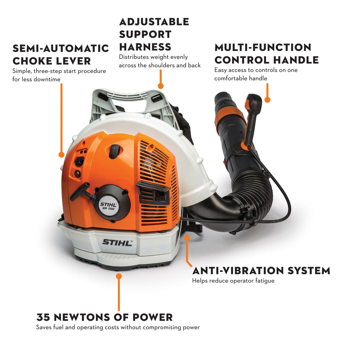 STIHL - BR 700-Z Leaf Blower - Blower, Backpack - 4282-011-1638-US photo 2