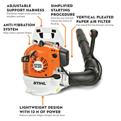 STIHL - BR 200-Z Leaf Blower - Blower, Backpack - 4241-011-1606-US photo 2