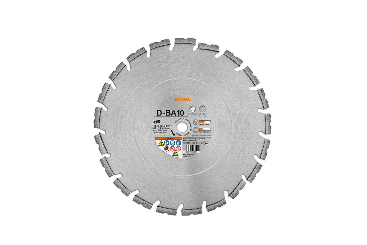 STIHL - Cutting Wheel D-BA10 Ø 350MM/14" - 0835-094-8007 photo 1