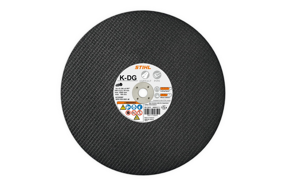 STIHL - 14" Asphalt/ductile-20MM - 0835-030-8001 photo 1