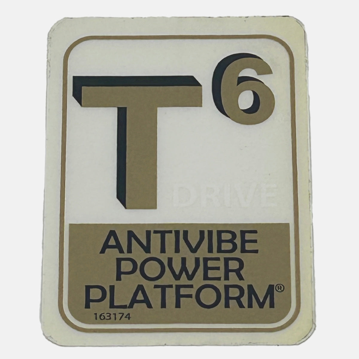 Grasshopper part 163174 — DECAL-ANTIVIBE POW PLATFRM/T6