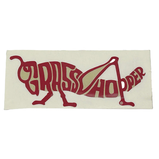 Grasshopper part 163289 — DECAL LOGO RED SMALL