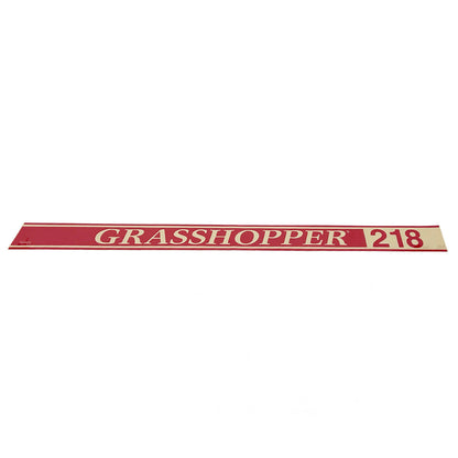 Grasshopper part 163400 — DECAL - 218 TRIM RT. 06