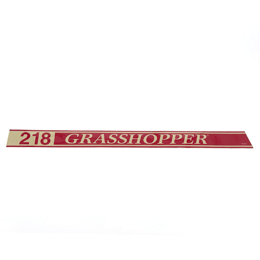 Grasshopper part 163401 — DECAL - 218 TRIM LT. 06