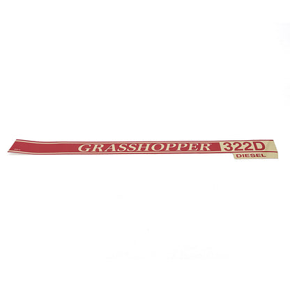 Grasshopper part 163416 — DECAL - 322D TRIM RT. 06