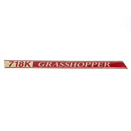Grasshopper part 163453 — DECAL - 718K TRIM LT. 06