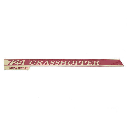 Grasshopper part 163479 — DECAL - 729 TRIM LT. 06
