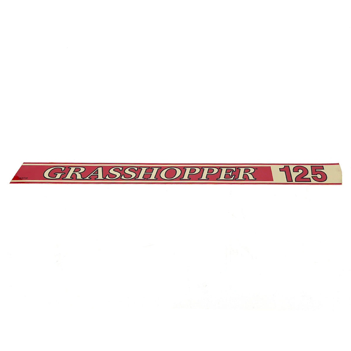 Grasshopper part 163700 — DECAL - 125 TRIM RT