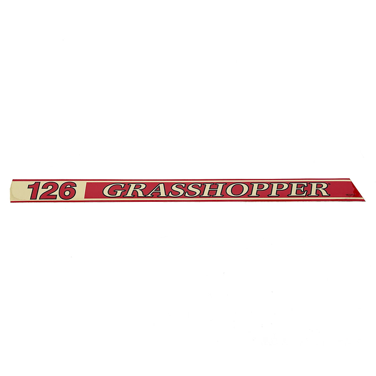Grasshopper part 163707 — DECAL - 126 TRIM LT 2013