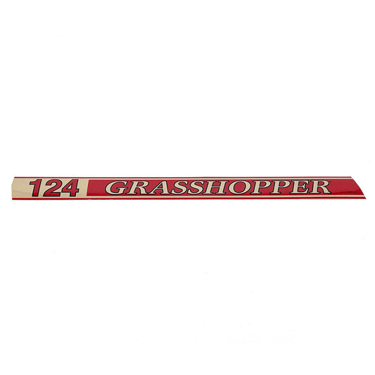 Grasshopper part 163709 — DECAL - 124 TRIM LT