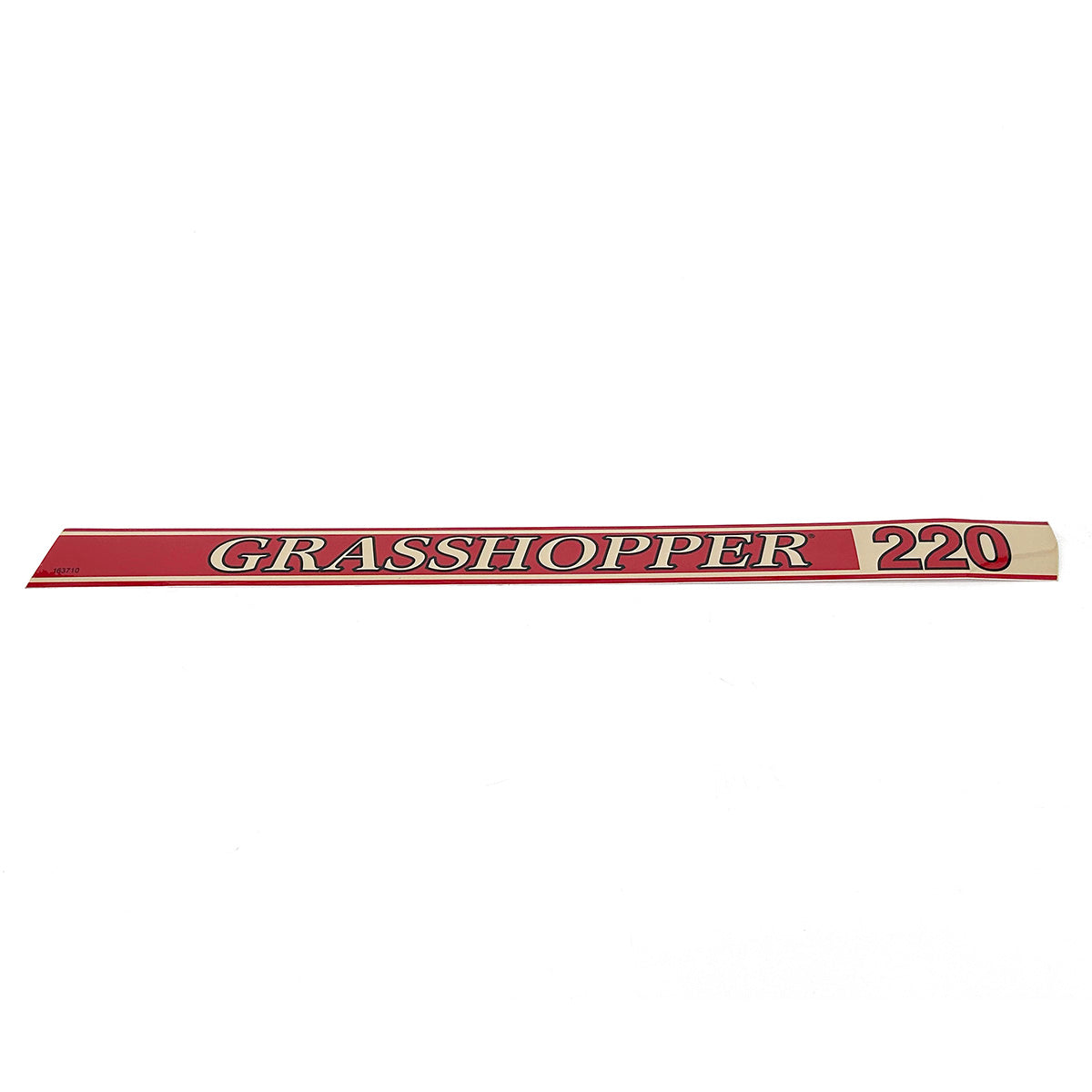 Grasshopper part 163710 — DECAL - 220 TRIM RT
