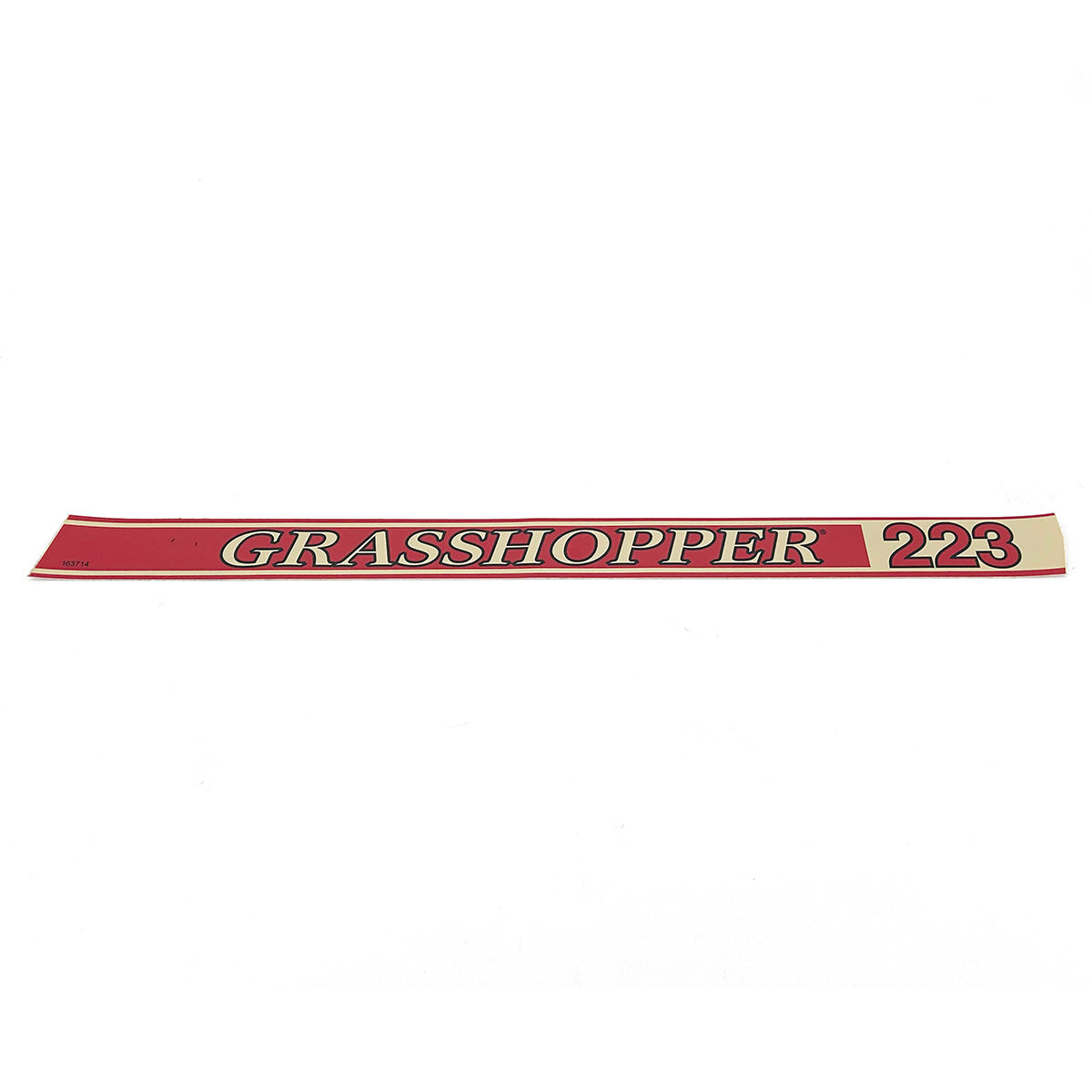 Grasshopper part 163714 — DECAL - 223 TRIM RT