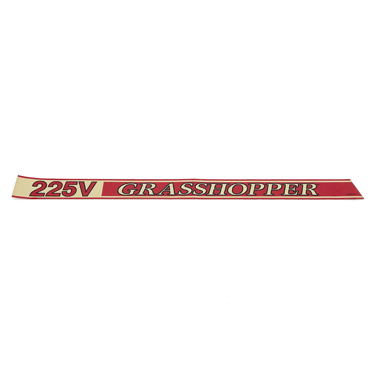 Grasshopper part 163717 — DECAL - 225V TRIM LT