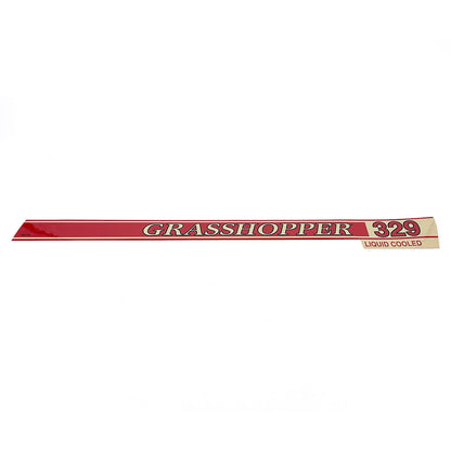 Grasshopper part 163734 — DECAL - 329 TRIM RT