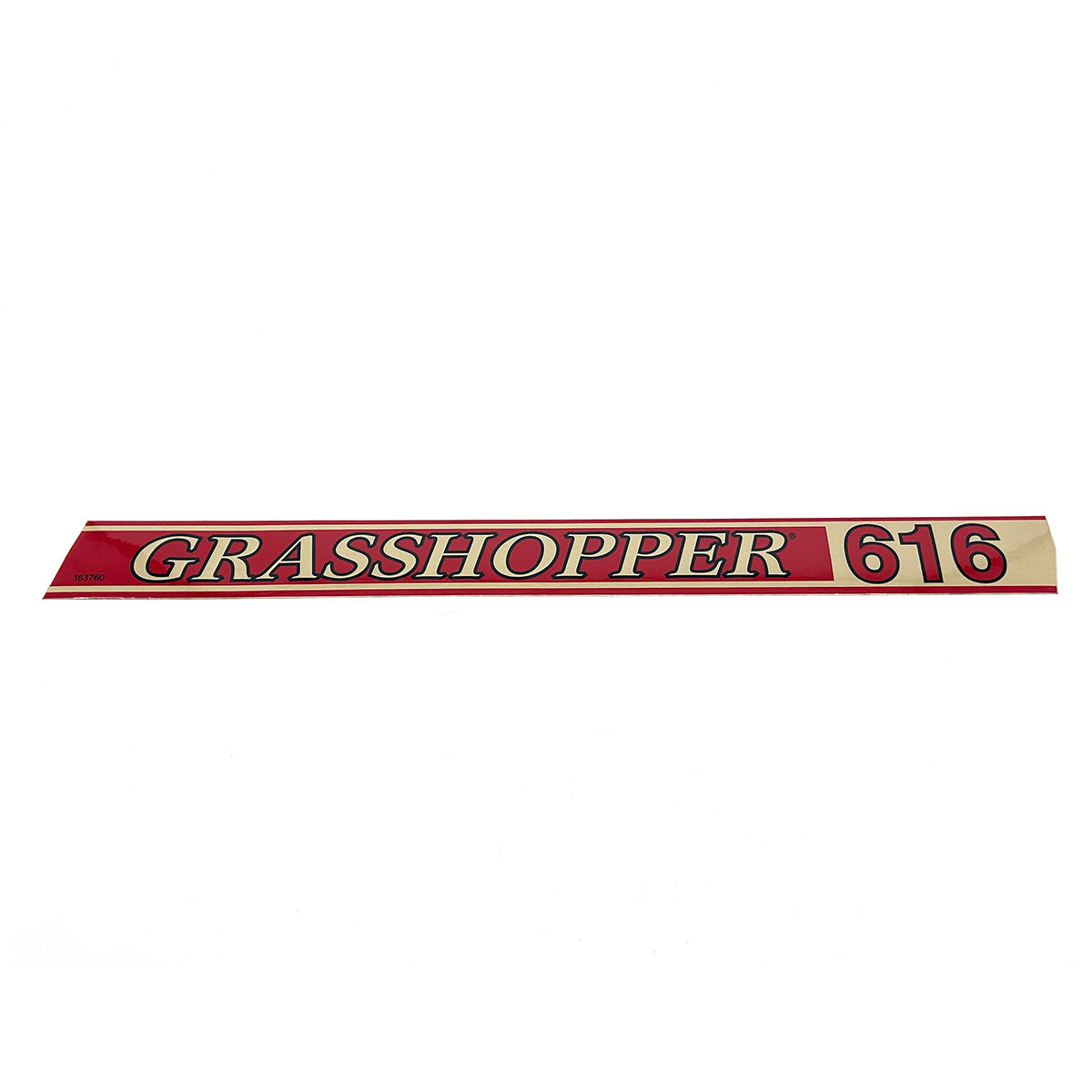 Grasshopper part 163760 — DECAL - 616 TRIM RT
