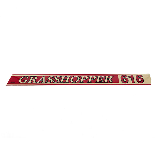 Grasshopper part 163760 — DECAL - 616 TRIM RT