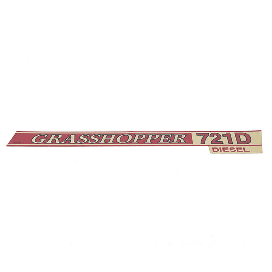 Grasshopper part 163768 — DECAL - 721D TRIM RT
