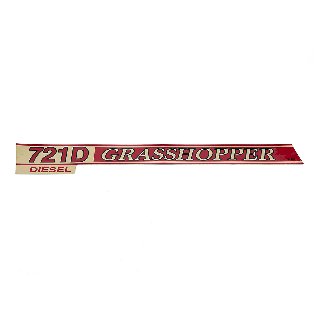 Grasshopper part 163769 — DECAL - 721D TRIM LT