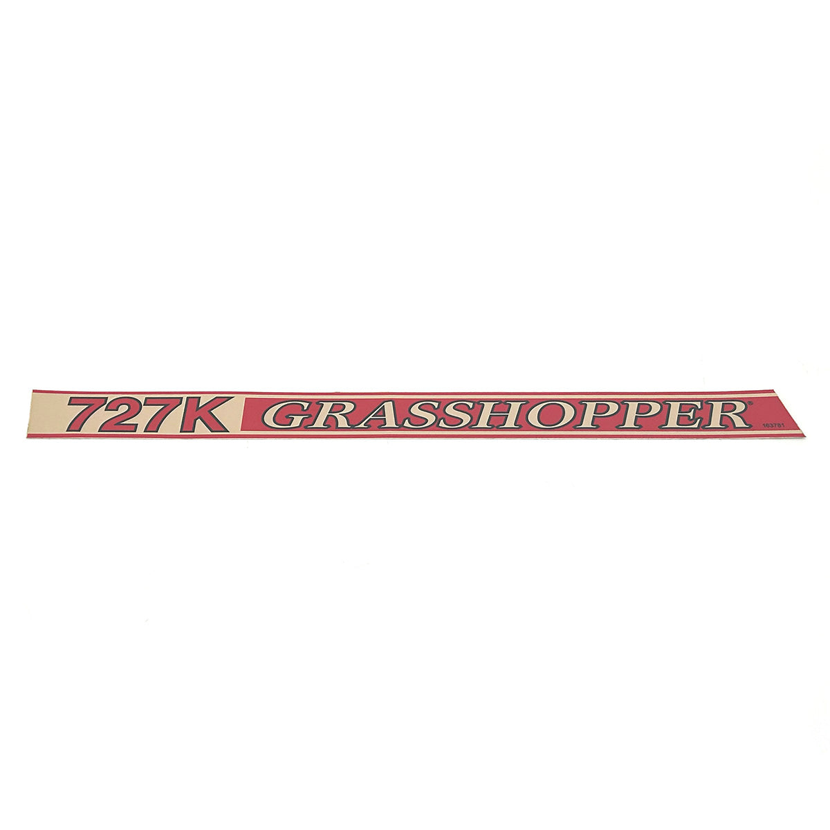 Grasshopper part 163781 — DECAL - 727K TRIM LT
