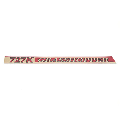 Grasshopper part 163781 — DECAL - 727K TRIM LT