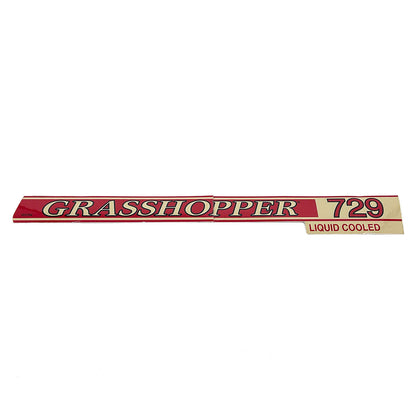 Grasshopper part 163784 — DECAL - 729 TRIM RT