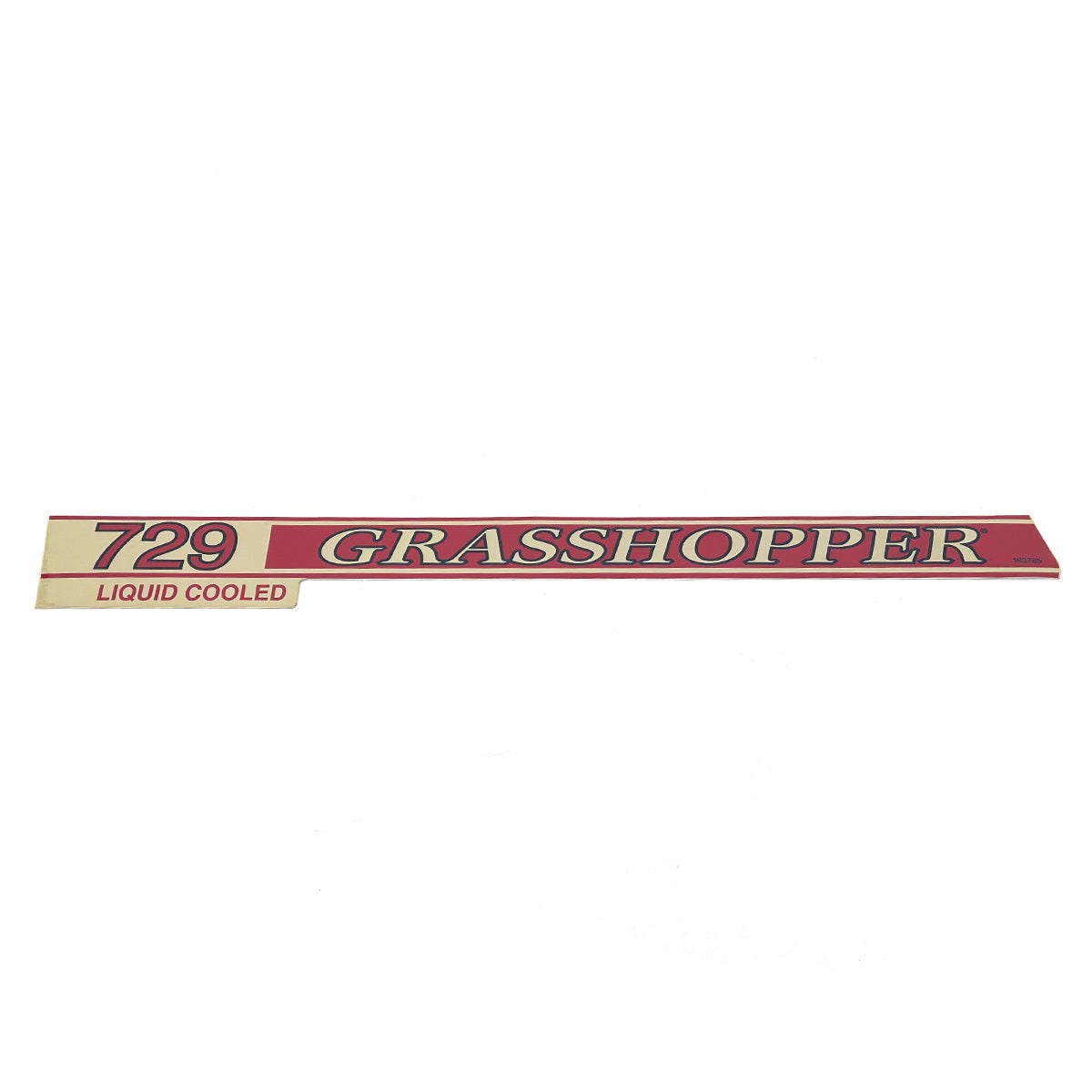 Grasshopper part 163785 — DECAL - 729 TRIM LT
