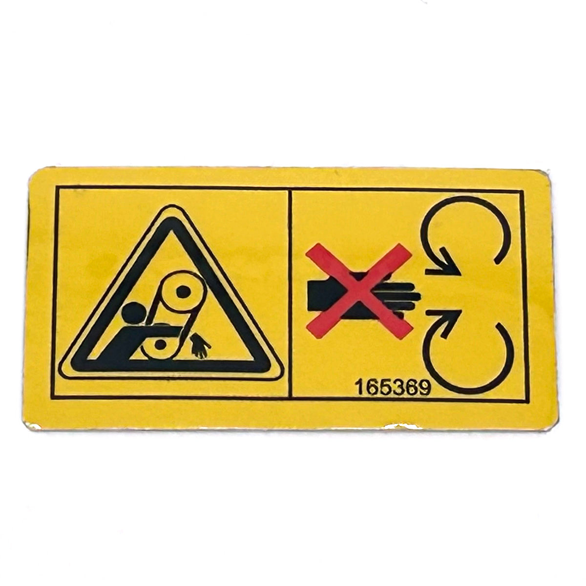 Grasshopper part 165369 — DECAL PICT - AVOID BELT