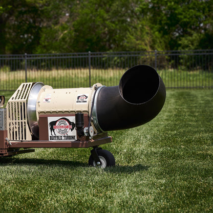 Grasshopper Turbine Blower (533226) — manufacturer marketing image (grasshoppermower.com/attachments/frontmount-turbine-blower)