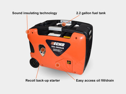 [enrich:echo-egi-3600ln:2] ECHO EGI-3600LN Inverter / Generator — alternate view 2
