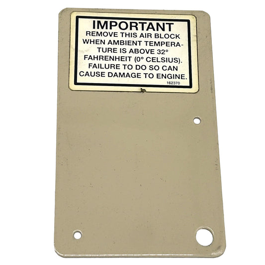 Grasshopper part 693015 — AIR BLOCK W/ DECAL