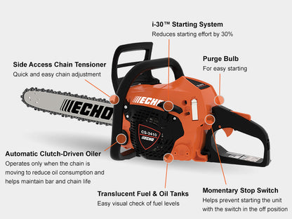 [enrich:echo-cs-3410:2] ECHO CS-3410 Chainsaw — alternate view 2