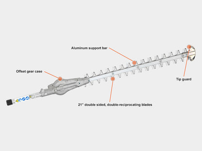 ECHO - PAS-Mid-Reach Hedge Trimmer Attachment