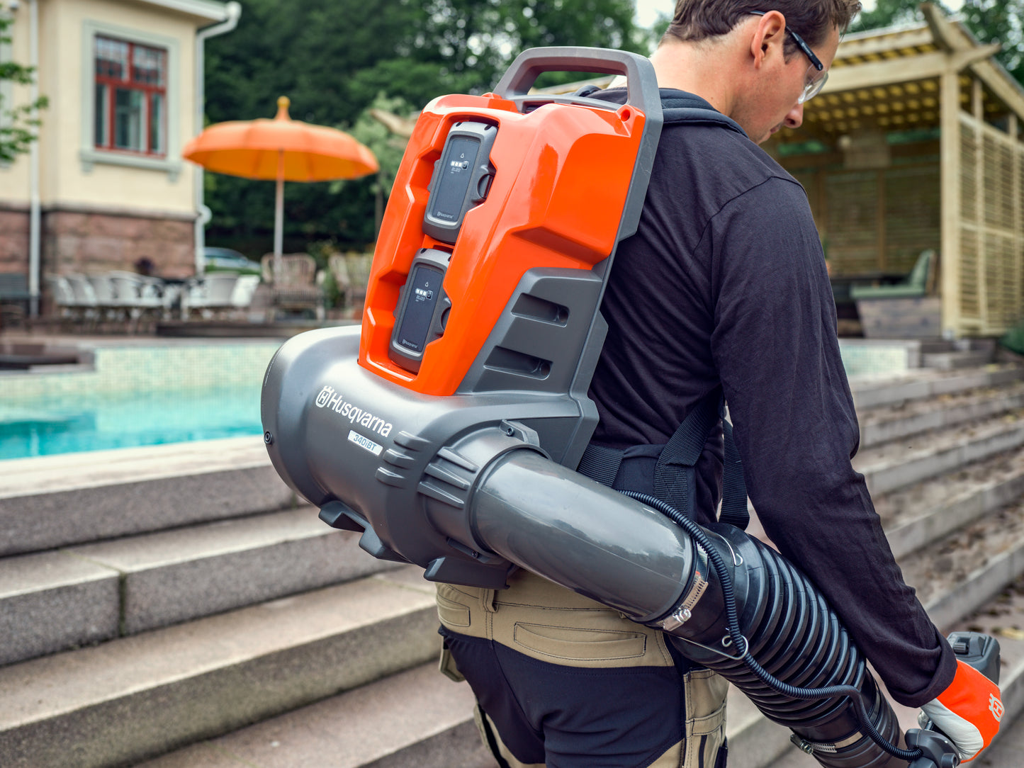 Husqvarna Forest & Garden - 967681204 - 340iBT Battery Backpack Blower