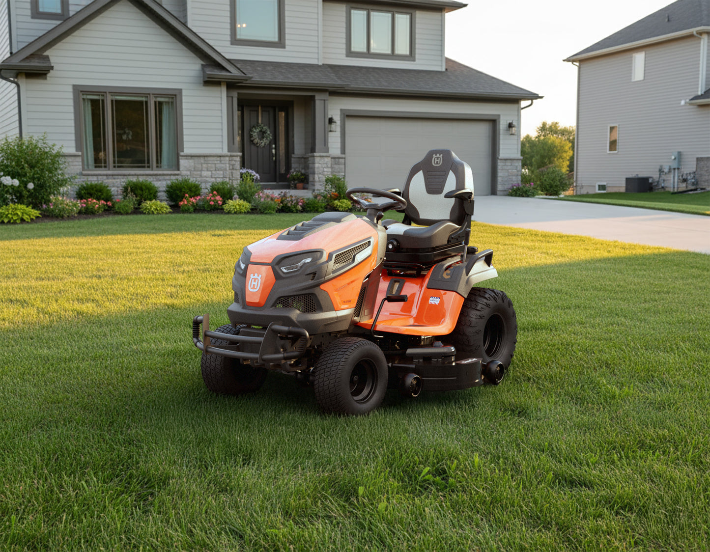 Husqvarna Forest & Garden - 970847301 - Husqvarna TS 375XD, 54 in. - Riding Lawn Mower
