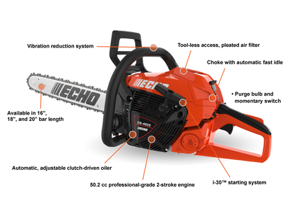 [enrich:echo-cs-4920:2] ECHO CS-4920 Chainsaw — alternate view 2