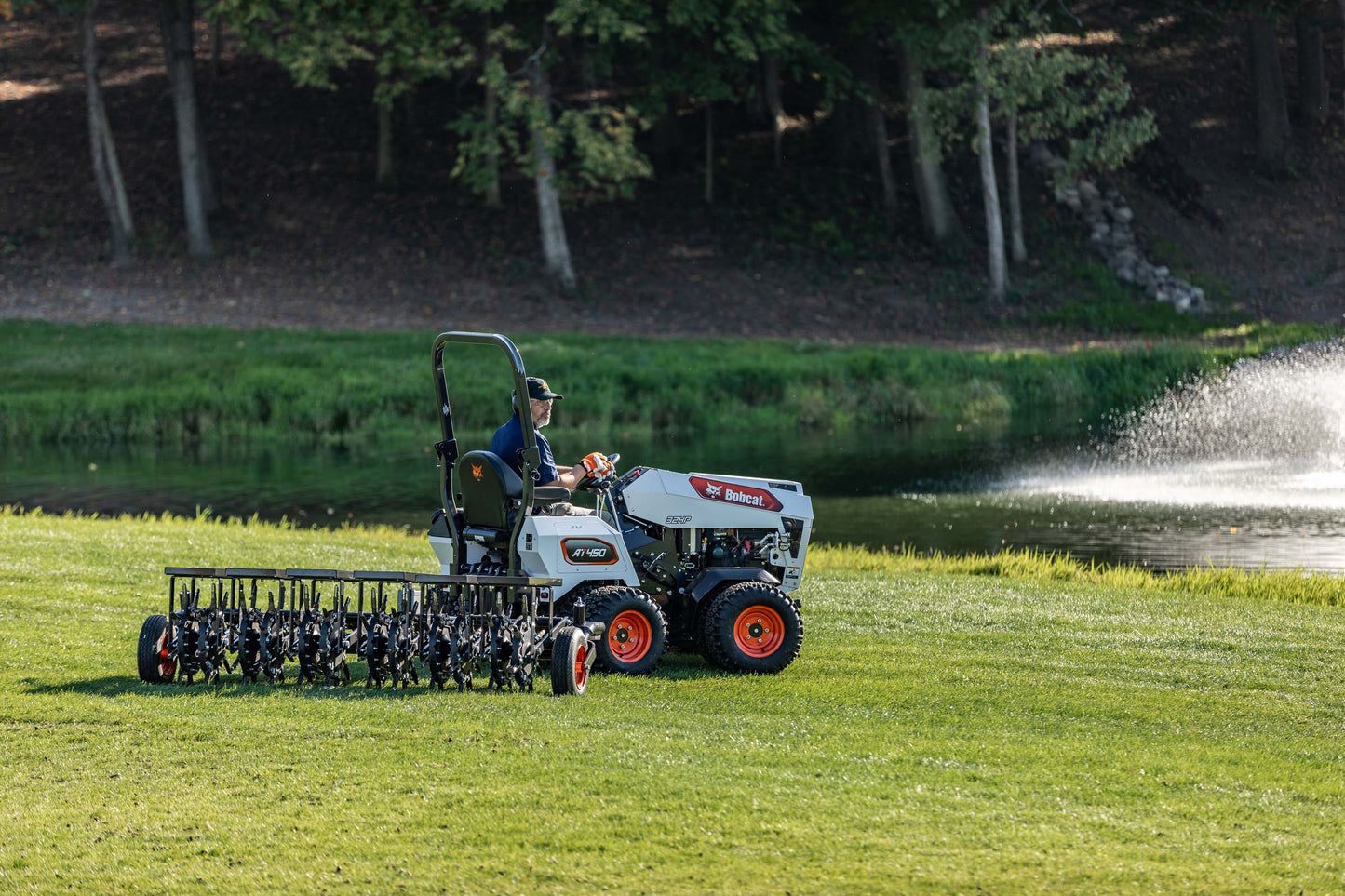 Bobcat - AE72, Pull Behind Aerator