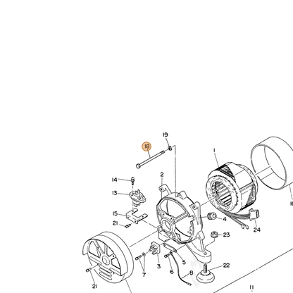 ECHO part 100130060090 — IPL diagram snippet (6x zoom, amber highlight)