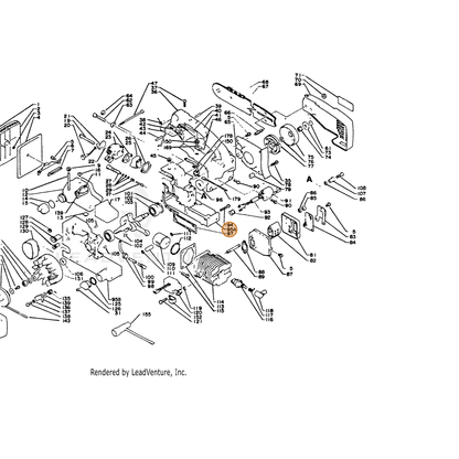 ECHO part 10020413930 — IPL diagram snippet (6x zoom, amber highlight)