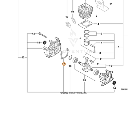 ECHO part 10024255930 — IPL diagram snippet (6x zoom, amber highlight)